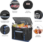 Maelstrom Collapsible Soft Cooler Bag, 24/30/60/75 Cans Beach Cooler, Ice Chest, Leakproof & Portable for Beach, Camping, Road Trips & Grocery Shopping