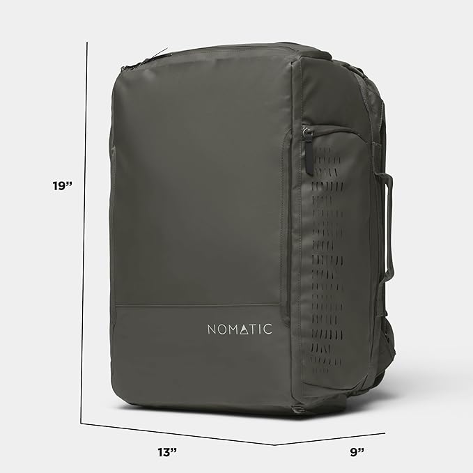 NOMATIC 30L Travel Bag- Convertible Duffel/Backpack, Carry-on Size for Airplane Travel, Everyday Use Laptop Bag,TSA Compliant