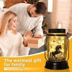 Horse Gifts for Women/Men Horse Lovers Solar Lantern Mom Birthday, Mothers Day, Christmas Gifts, Solar Garden Decoration Outside for Yard, Patio,Backyard,Porch