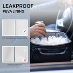 EVERFUN Small Cooler Lunch Box Mini Leak-Proof Soft Double Deck 24 Can Personal Insulated Collapsible Portable Waterproof Lunch Bag Ice Chest for Men Women Work Travel Car Picnic Beach