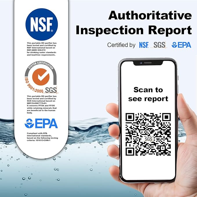 RO Filter Portable Water Purifier System