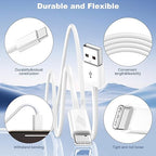 Car Carplay Cable for iPhone 17 Pro Max/Air/16/15 Pro Max/Plus/16e Cables,2Pack USB A to USB C for iPhone USB C Cord,USB C Cable for iPad Pro/iPad Air Android Charger Cord Type-C Charging Cable 10FT