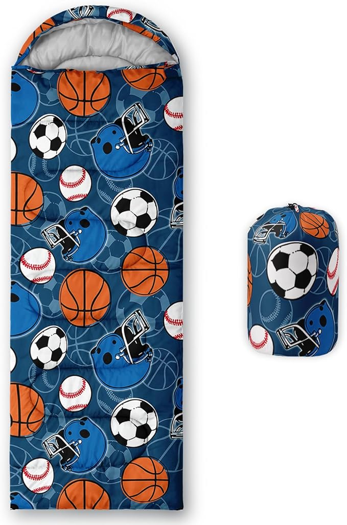 BSNTHO Camping Sleeping Bags,3 Season Warm & Cool Weather,Lightweight,Waterproof Sleeping Bags for Adults & Kids,Traveling,and Outdoors,Camping Gear Equipment