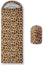 QOOMO Animals Camping Sleeping Bags,3 Season Warm & Cool Weather,Lightweight,Waterproof Sleeping Bags for Adults & Kids,Traveling,and Outdoors,Camping Gear Equipment