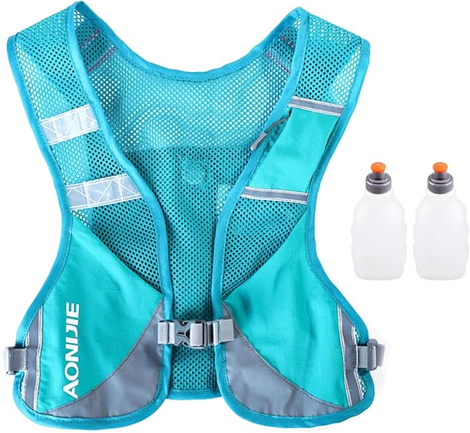 Azarxis Running Water Bottles Flask BPA Free Leakproof Hydration Vest Packs Waist Belt Replacement for Triathlon Marathon Hiking Cycling Climbing Runner