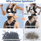 Sportneer Weighted Vest for Women Men: 8lbs/12lbs/15lbs/20lbs/25lbs Weight Vest with Detachable Phone Pouch Rucking Vest for Women Walking Strength Training Muscle Building Weight Loss