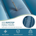 Ultralight Backpacking Sleeping Pad for Camping, with Inflatable Neck Camping Pillow, Lightweight Inflatable Sleeping Pad for Adults, Portable for Hiking, Car Travel - Durable & Comfortable