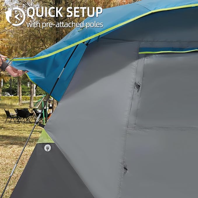 CAMEL CROWN Tents for Camping 4/6 Person Tent Waterproof Easy Setup Backpacking Tents