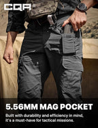 CQR Men's Tactical Pants, Water Resistant Ripstop Cargo Pants, Lightweight EDC Work Hiking Pants, Outdoor Apparel