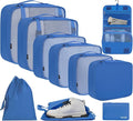 BAGAIL 6 Set/8 Set/10 Set Packing Cubes Various Sizes Packing Organizer for Travel Accessories Luggage Carry On Suitcase