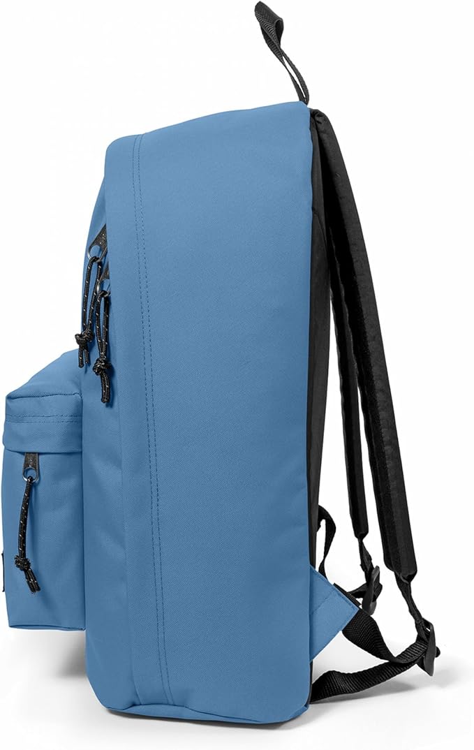 EASTPAK Out Of Office – 31L Backpack with Dual Compartments, 16” Laptop Sleeve, Security Pocket, Bottle Holder & Air Mesh Straps, Aviator Blue