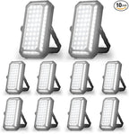 LED Camping Lantern Rechargeable, 10000mAh Portable Camping Lights up to 120+ Hours, 12 Light Modes, Dimmable, LCD Digital Display, Waterproof, Camping Essentials for Power Outages, 10 Packs