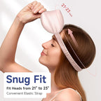 Umisleep 100% Pure Mulberry Silk Sleep Mask, 22 Momme 6A Soft & Smooth Fibers, Breathable Eye Mask for Women Men, Better Light Blocking Sleeping Mask with Travel Pouch, Elastic Strap Blindfold, Pink