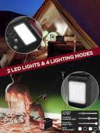 Portable Power Station 300W MARBERO 237Wh Camping Solar Generator Backup Lithium Battery with Pure Sine Wave 110V AC Outlet, USB C, USB A, DC for Outdoors Camping CPAP Home Blackout Emergency