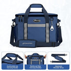 Maelstrom Collapsible Soft Cooler Bag, 24/30/60/75 Cans Beach Cooler, Ice Chest, Leakproof & Portable for Beach, Camping, Road Trips & Grocery Shopping