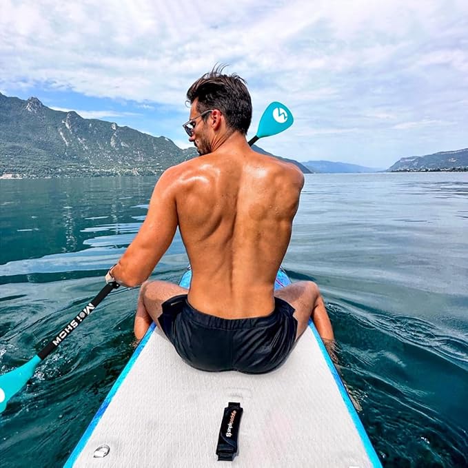 SUP Paddle Board Paddle - Adjustable Paddleboard Paddle Oar 4-Piece Floating Aluminum SUP Kayak Paddle