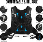 Hydration Pack Backpack, Lightweight Water Backpack with 2L Leakproof Hydration Bladder Daypack for Men Women,Running Hydration Vest for Outdoor Trail