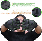 GCSIOM Tactical Fingerless Gloves Breathable, Non-Slip, Impact Resistant, Suitable for Outdoor Cycling, Motorcycle Riding, Rock Climbing
