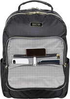 Kenneth Cole REACTION Women's Chelsea Chevron 15" Laptop and Tablet Backpack, Black