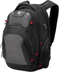 Swissdigital Design Men's Laptop Backpack for Man，Large Capacity Business Travel Backpack Black/Grey | J14-02