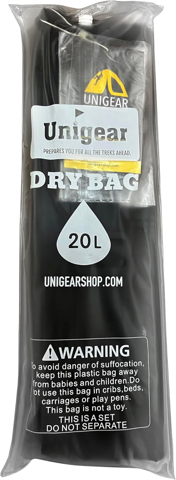 Unigear Dry Bag Waterproof, 2L/5L/10L/20L/30L/40L Floating and Lightweight Bags for Kayaking, Boating, Fishing, Swimming and Camping with Waterproof Phone Case