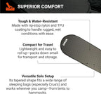 Crua Self Inflating Camping Mattress Sleeping Pad – Camping Air Mattress with Self-Inflating Valve, Quick and Easy Set Up, Ideal for All Weather and Hiking Backpacking