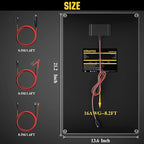 SUNAPEX 30W Flexible Solar Panel with MPPT Charge Controller, Solar Battery Charger Maintainer, 12V Waterproof Solar Trickle Charger for Car, Motorcycle, Boat, Marine, RV, Trailer, Tractor,Truck, etc