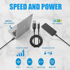 10-Pack USB Type-C Cables [3.3 ft / 1 m | 3A Fast Charge | Braided] – USB-A to USB-C Charger Cords, Compatible with iPhone 17/17 Pro/16e/16/15 Pro Max, Samsung Galaxy S25/S24/S23, Google Pixel 10/9/8