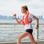 Running Vest with 350 ML TPU Soft Flask, Small Running Water Vest -Adjustable Chest Straps, Lightweight Hydration Vest Pack for Trail Marathon Hiking Cycling for Women Men Mini