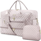 Travel Duffel Bags for Women with Shoe Compartment, Weekender Overnight Bag with Wet Pocket & Toiletry Bag, Carry On Personal Item Bag, Travel Tote Gym Bag, Hospital Bags for Labor and Delivery