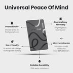 Pebblebee Card 5 | Rechargeable Bluetooth Wallet Tracker Card | Thin Eco-Friendly Alternative Tracking Card to Air Tag & Android Tracker | 18-Month Battery | Inbuilt Link Scan-to-Return & Phone Finder