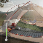 Night Cat Camping Sleeping Bag for Adults 3 Seasons Portable Lightweight Backpacking Hiking Traveling Indoor Outdoor Temperature 5-15℃ 2.6x6.3ft Switch to a Quilt or Blanket