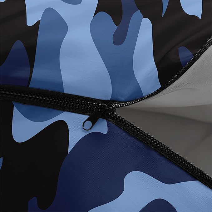 Sleeping Bags for Adults Youth Kids,3D Printing Camping Sleeping Bag for Girls Boys Lightweight Waterproof Cold/Warm Weather Sleeping Bag for 3 Seasons