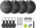 Air Tags for Android,Air Tags-4 Pack Android,2 Year Battery Life,Android Tracker Tags with 4 Case,Google Find Trackers for Google'S Find Hub App,IP65 Waterproof Luggage Tracker for Keys