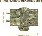 Skiguard Snake Guard Gaiters - Waterproof Chaps for Lower Legs, Bite Proof Guardz, Adjustable Size