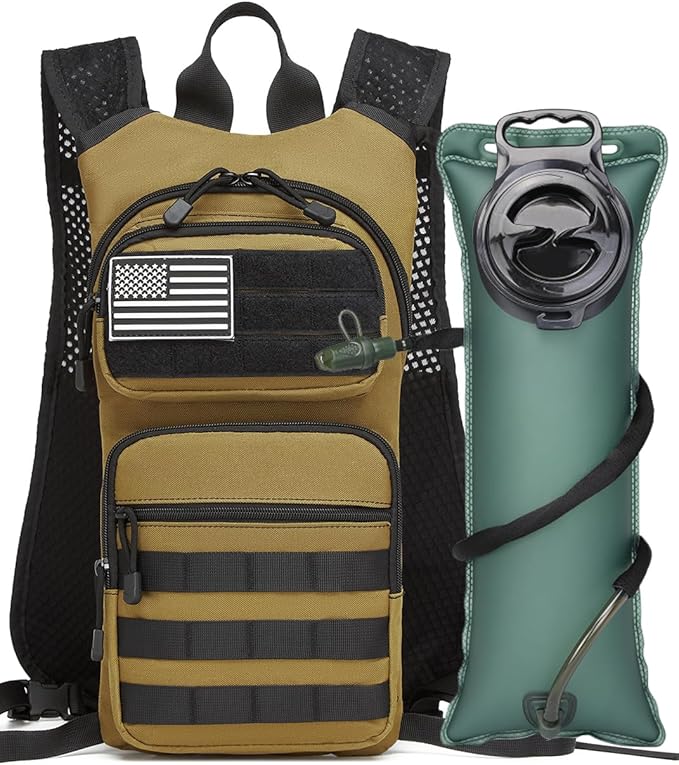 ATBP Insulated Hydration Pack Hiking Water Backpack Running Vest with 3L TPU Bladder Bag for Marathon Cycling Men