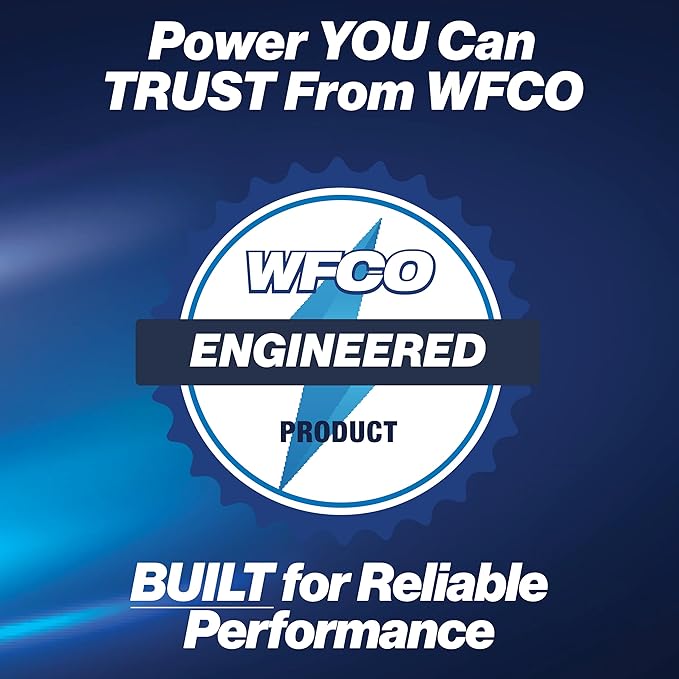 WFCO Genuine WF-9875-AD-CB RV Converter/Charger Deckmount 75Amp DC Output with Patented Auto Detect™ Technology Lead Acid Lithium Multi-Stage Charging