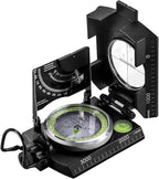Eyeskey Multifunctional Military Sighting Navigation Compass with Inclinometer | Impact Resistant & Waterproof Compass for Hiking, Camping