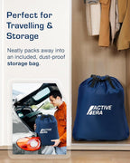 Active Era Premium 13" Queen Size Air Mattress with Advanced Support System and Built-in Electric Pump - Raised Inflatable Mattress, Guest Bed, Camping Mattress, Portable Bed for Moving & Travel