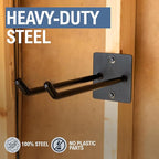 Paddle Storage Wall Rack, Kayak, SUP, Canoe Paddles, Indoor Organizer, Solid Steel Hanging Hooks (Compact)