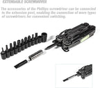 Multitool, 25-in-1 Spring Loaded Pliers Multi Tool, Each Tools with Safety Lock-Stainless Steel Multi-Tool, Propylene Sheath, Survival Gear for Camping, Hiking, Multi Plier, Pocket Knife