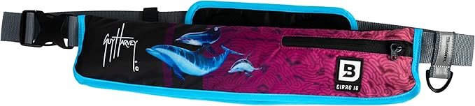 BLUESTORM Cirro 16 Manual Inflatable Belt Pack for Adults | US Coast Guard (USCG) Approved Life Jacket Waist Belt PFD for SUP Paddleboarding, Fishing & Kayaking