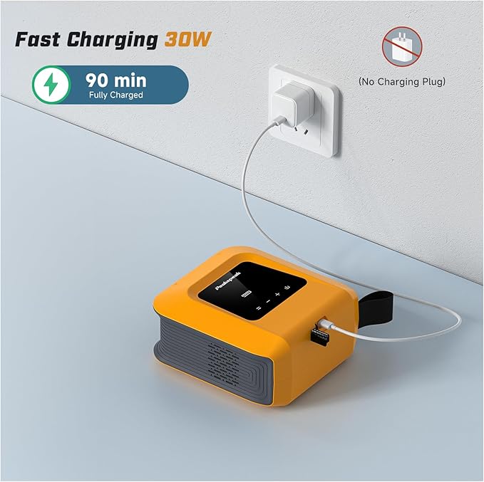 Electric Paddle Board Pump S1-20PSI Rechargeable SUP Pumps, Dual Stage Inflation & Deflation, Suitable for Stand Up Paddle Boards, Boats, Kayaks and Tent