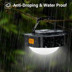 Rechargeable Camping Lights FLY2SKY 4Pcs Black Tent Lights Mini Flashlight Portable LED Camping Lantern Survival Gear Camping Accessories for Hiking Backpacking Fishing Hurricane Emergency Outage