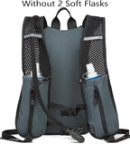 ATBP Insulated Hydration Pack Hiking Water Backpack Running Vest with 3L TPU Bladder Bag for Marathon Cycling Men