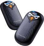 Magnetic Hand Warmers Rechargeable 2 Pack, Electric Reusable Heated Hand Warmer, LED Display & 4 Levels Heating, USB Pocket Heater for Golf, Raynauds, Camping, Hunting Gear, Gifts for Women, Men