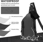 Waterproof Clear Bag for Stadium Events, Women's Crossbody Clear Sling Bag with Coin Wallet, Shoulder Bag for Daily Use