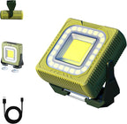 WARSUN Camping Light,Lightweight LED Camping Light,Long Lasting,Multi Lighting,Rechargeable Type C,Magnetic,Hanging,Outdoor,Hiking,Camping (Light Green)