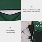 KAILAS FUGA AIR 8 Ⅳ Running Hydration Vest Hydration Pack Lightweight with Two TPU Water Bladders for Women Men Trail Cycling Hiking