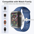 2Pack 5ft/1.5m for for Apple Watch Charger USB Magnetic Wireless Fast iWatch Charger Portable Compatible with iWatch Ultra/Series 9/8/7/6/SE/SE2/5/4/3/2/1